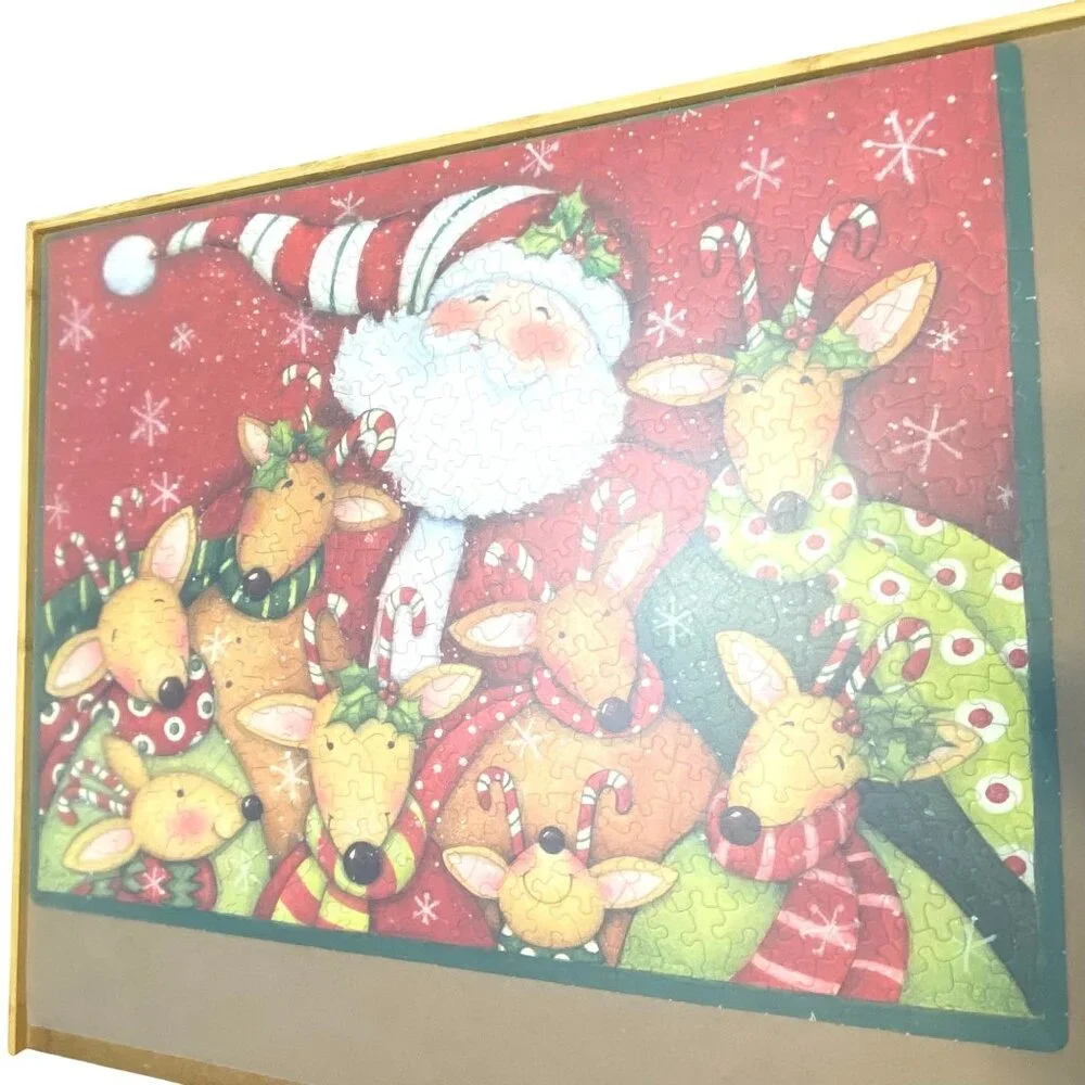 Lang DEER FRIENDS 500 Piece Jigsaw Puzzle Susan Winget‎ 2011 Family Night Hobby
